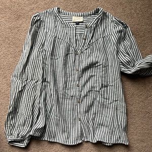 Navy Striped Long Sleeve